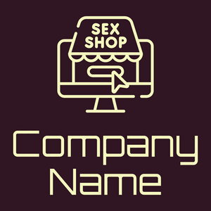 Sex shop on a Rustic Red background - Vendita al dettaglio
