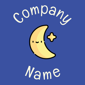 Crescent moon logo on a Mariner background - Abstrakt