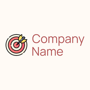 Dartboard logo on a Floral White background - Games & Recreation