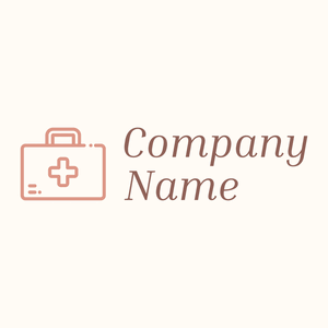 First aid kit logo on a Floral White background - Educación