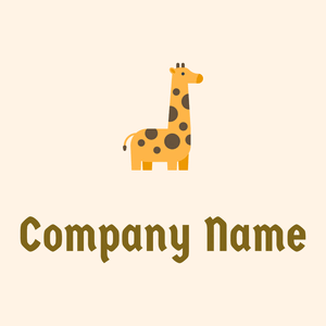 Giraffe on a Seashell background - Animales & Animales de compañía