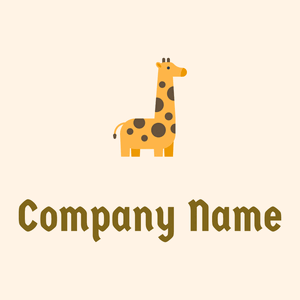 Giraffe on a Seashell background - Tiere & Haustiere