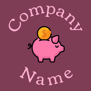Piggy bank on a Camelot background - Business & Consulting