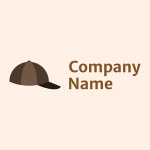 Brown cap logo on a beige background - Mode & Beauté