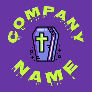 Coffin on a Royal Purple background - Religión