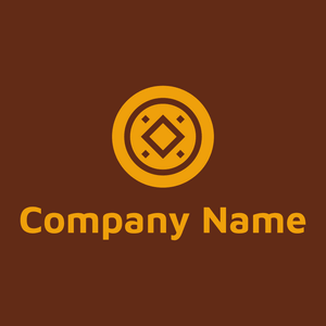 Coin logo on a Baker's Chocolate background - Abstrait
