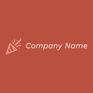 Party logo on a Sunset background - Abstrait
