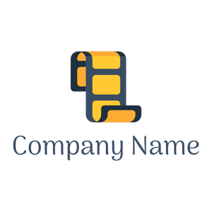 Movie frame logo on a White background - Divertissement & Arts