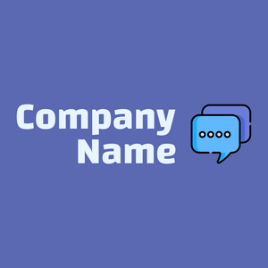 Comments logo on a Chetwode Blue background - Comunicaciones