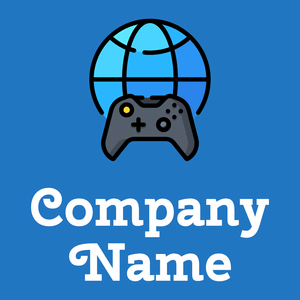 Online game logo on a Denim background - Comunidad & Sin fines de lucro