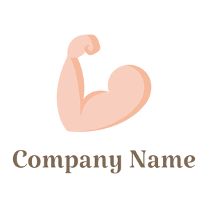 Arm Muscle logo on a White background - Medical & Farmacia