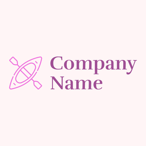 Kayak logo on a pale background - Sport