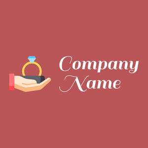 Engagement ring logo on a Chestnut background - Servizi nuziali