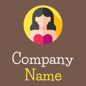 Actress logo on a Domino background - Entretenimento & Artes