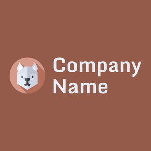 Petite Orchid Wolf on a Copper Rust background - Arte & Entretenimiento