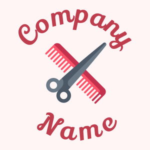Salon logo on a Snow background - Moda & Belleza
