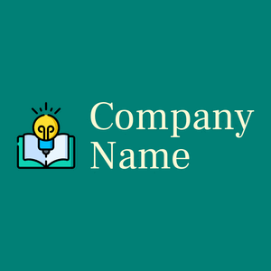 Inspiration logo on a Surfie Green background - Abstracto