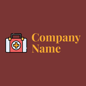 First aid box logo on a Crown Of Thorns background - Educación
