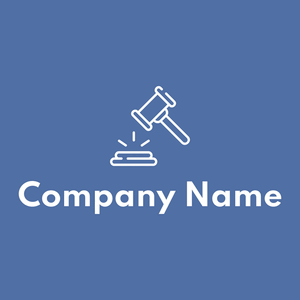 Gavel logo on a San Marino background - Costruzioni & Strumenti