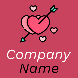 Cupid logo on a Mandy background - Encontros & Relacionamentos