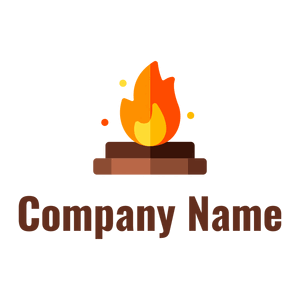 Bonfire logo on a White background - Abstracto