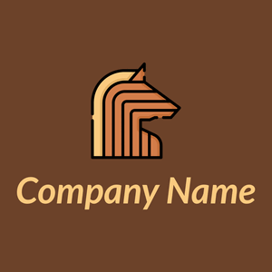 Trojan horse on a Semi-Sweet Chocolate background - Animales & Animales de compañía