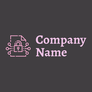 Encryption logo on a Fuscous Grey background - Internet