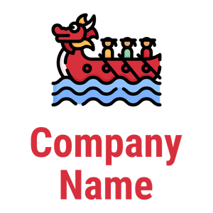 Dragon boat on a White background - Automóveis & Veículos