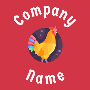 Rooster logo on a Brick Red background - Sommario
