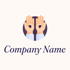 Nail logo on a Seashell background - Religión