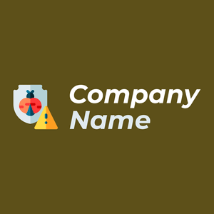 Animals logo on a Antique Brass background - Computadora