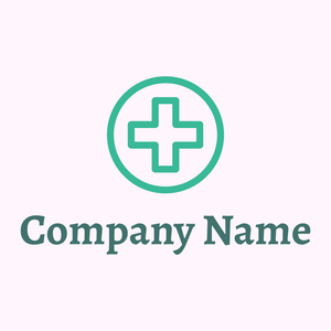 Plus Pharmacy logo on a Lavender Blush background - Medical & Pharmaceutical
