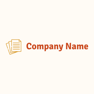 Paper logo on a Floral White background - Abstracto