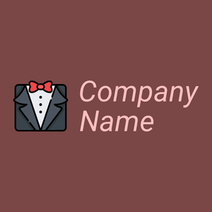 Tuxedo logo on a Tosca background - Moda & Belleza