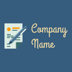 Contract logo on a Matisse background - Negócios & Consultoria