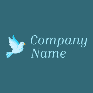 Dove on a Blumine background - Animali & Cuccioli