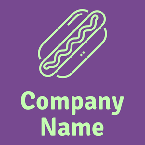 Hot dog logo on a Studio background - Nourriture & Boisson