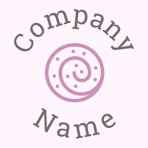Pastry logo on a Lavender Blush background - Eten & Drinken
