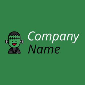 Frankenstein logo on a Sea Green background - Entertainment & Kunst