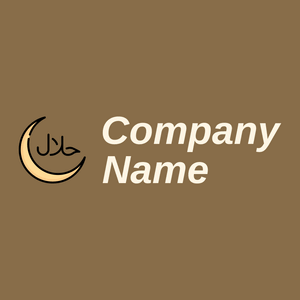 Crescent moon logo on a Shadow background - Alimentos & Bebidas