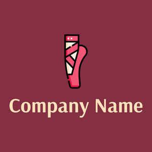 Ballet logo on a Paprika background - Spelletjes & Recreatie