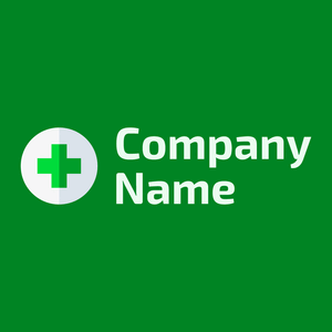 Pharmacy on a Green background - Médicale & Pharmaceutique