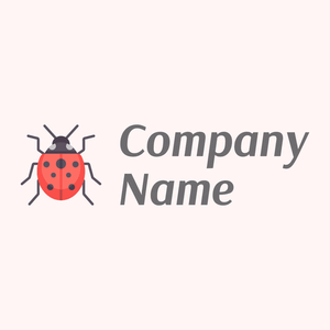 Ladybug logo on a Snow background - Animali & Cuccioli