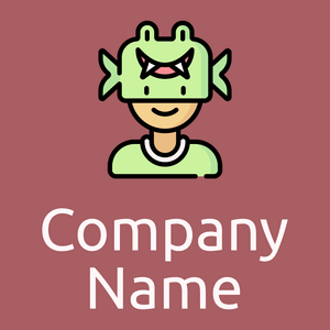 Monster logo on a Coral Tree background - Moda & Bellezza