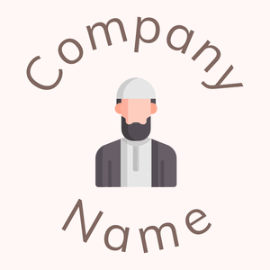 Islamic logo on a Snow background - Caridade & Empresas Sem Fins Lucrativos