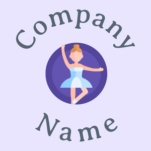 Blue Marguerite Ballet on a Magnolia background - Arte & Intrattenimento