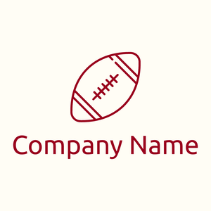 American football on a Floral White background - Sport