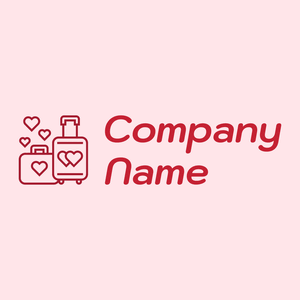 Honeymoon logo on a Misty Rose background - Viajes & Hoteles