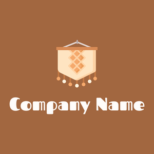 Macrame logo on a Sepia background - Arte & Intrattenimento