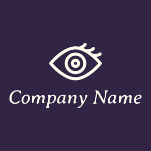 Eye logo on a Tolopea background - Mode & Schönheit